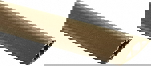 Floor Cable Cover: Polyvinylchloride, 1 Channel, 1/2